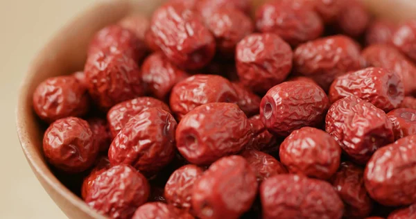 Dried Red Jujube Close — Stock Photo, Image