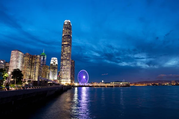 Central Hong Kong August 2017 Hong Kong Evening — Stock Photo, Image