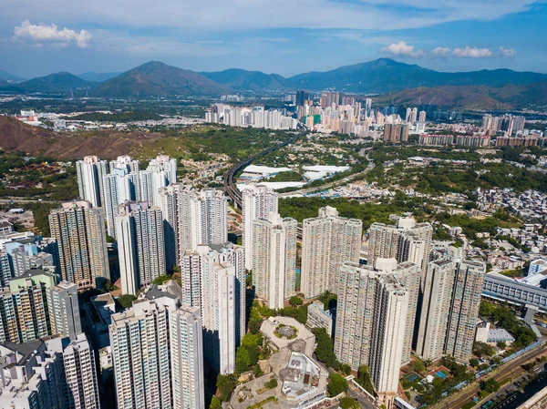 Hong Kong Vista Cidade — Fotografia de Stock