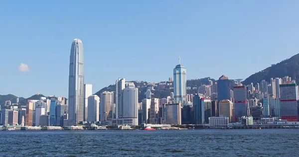 Victoria Harbor Hong Kong Abril 2018 Ciudad Urbana Hong Kong — Foto de Stock