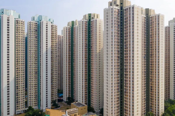 Immobiliengebäude Hongkong — Stockfoto