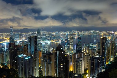 Victoria Peak, Hong Kong - 22 Haziran, 2016: Hong Kong