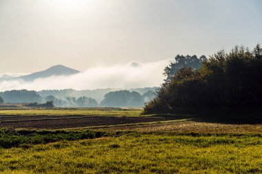 Çok güzel bir sabah manzaralı  