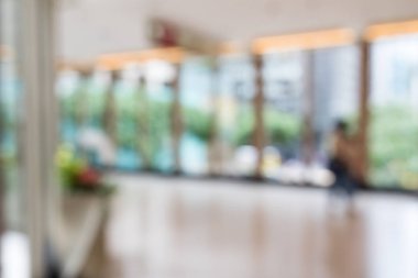 Alışveriş merkezinin bulanık görüntüsü