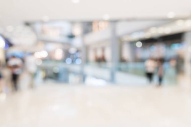 Bulanıklık görünümünde alışveriş plaza