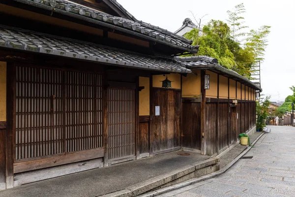 Kjóto Japonsko Říjen 2016 Tradiční Starý Styl Ulice Kjótu — Stock fotografie