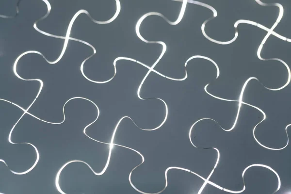 Witte Puzzel Achtergrondlicht — Stockfoto