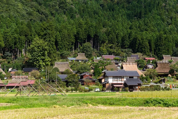 日本の美山村ビュー — ストック写真