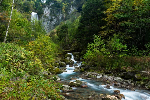 Hirayuotaki Красивий Водоспад Японії — стокове фото