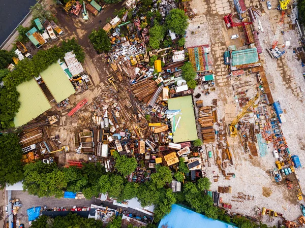 Top View Waste Garbage — Stock Photo, Image