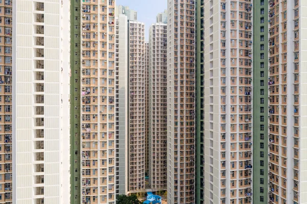 Hong Kong Edifícios Residenciais — Fotografia de Stock