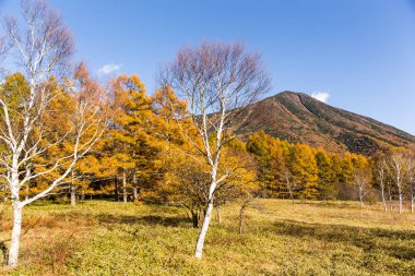 Mount Nantai sonbahar sezonu
