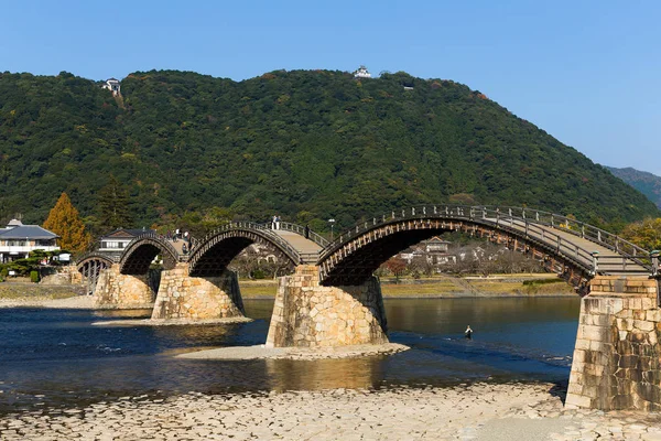 Kintai Híd Kilátás Japánban — Stock Fotó