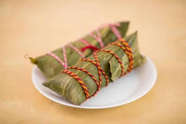 Rijst Dumplings Voor Dragon Boat Festival — Stockfoto