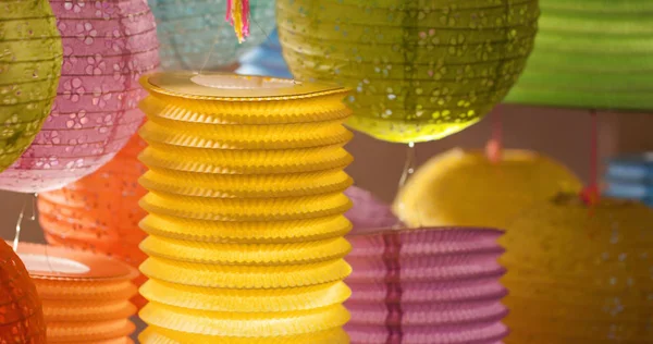 Colorful Chinese Lanterns Mid Autumn Festival — Stock Photo, Image