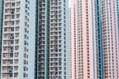 hong Kong apartmanın dış cephe