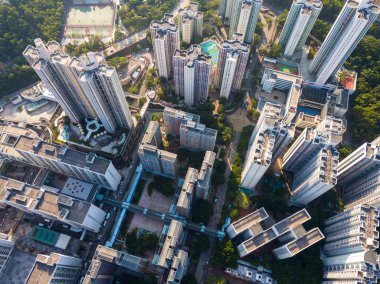 Hong Kong konut üstten görünüm