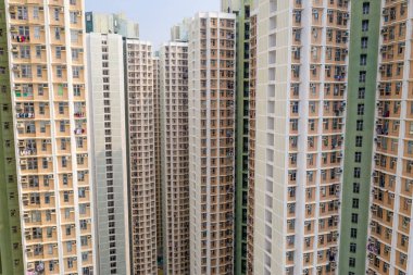 Konut bina cephe Hong Kong