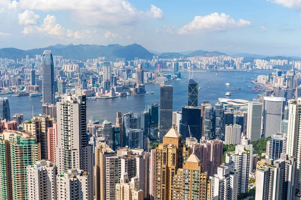 Victoria Peak Hong Kon Června 2016 Hong Kong — Stock fotografie