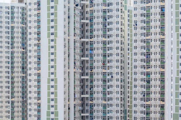 Gevel Van Het Gebouw Hong Kong — Stockfoto