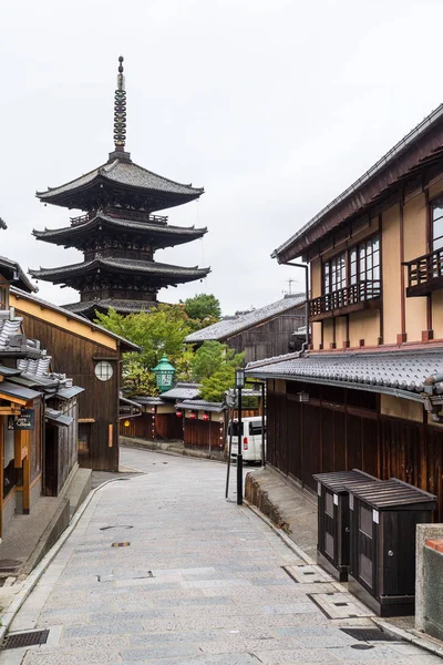 Kjóto Japonsko Říjen 2016 Yasaka Pagoda Kjótu — Stock fotografie