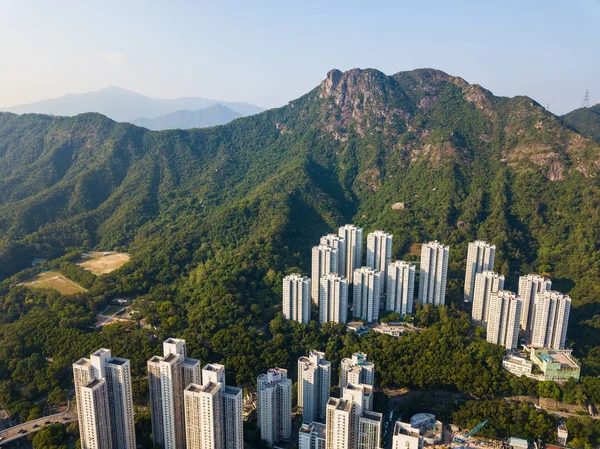 Montaña Roca León Ciudad Hong Kong —  Fotos de Stock