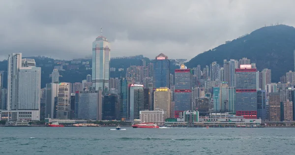 Victoria Harbor Hong Kong Luglio 2018 Hong Kong — Foto Stock