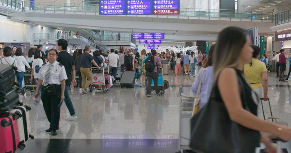 香港赤濸角 2018年8月 香港国际机场 — 图库照片