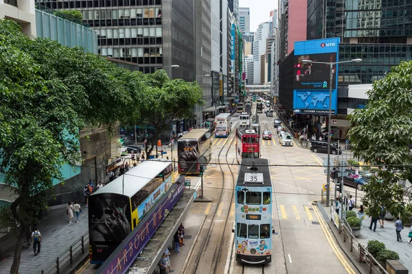 Central Hong Kong Agosto 2018 Hong Kong Downtown — Foto Stock