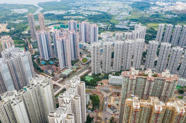 Hong Kong Edifícios Altos — Fotografia de Stock