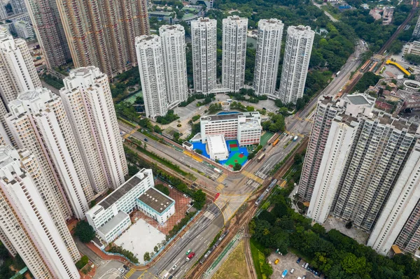 Hong Kong Bostadshus Arkitektur — Stockfoto
