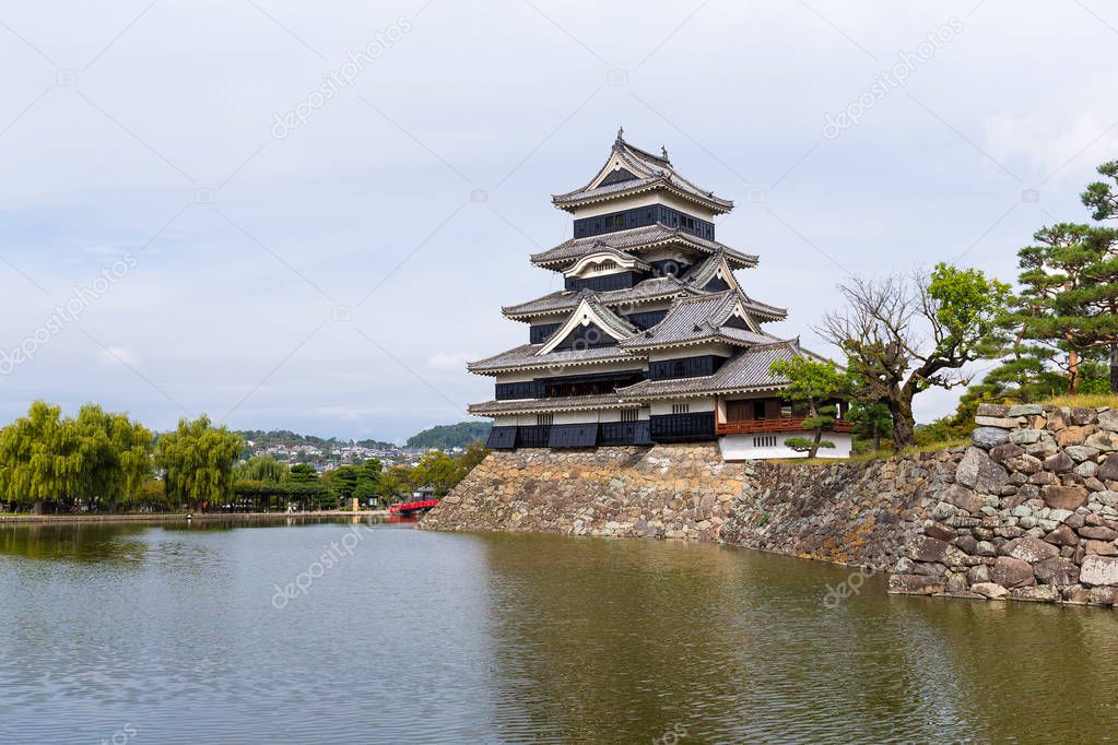 Japanese Matsumoto Castle view