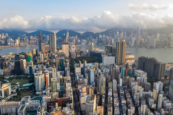 Mong Kok Hong Kong Settembre 2018 Vista Dall Alto Dello — Foto Stock