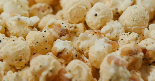 Grupa Popcorn Słodki Zbliżenie — Zdjęcie stockowe