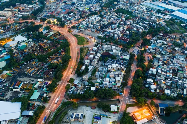 Tin Shui Wai Hong Kong Septiembre 2018 Vista Aérea Ciudad — Foto de Stock