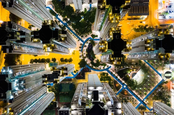 Tin Shui Wai Hong Kong September 2018 Top View Hong — Stock Photo, Image