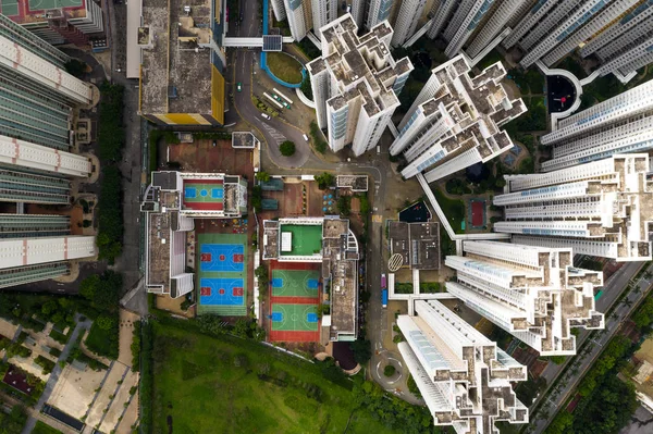 Tin Shui Wai Hong Kong Ağustos 2018 Üst Aşağı Hong — Stok fotoğraf