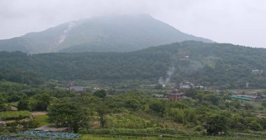 Taipei, Yangmingshan görünümünde dağlar