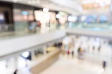 Bokeh tarzı alışveriş plaza