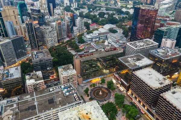 Tsim Sha Tsui Hong Kong September 2018 Aerial View Hong — стоковое фото