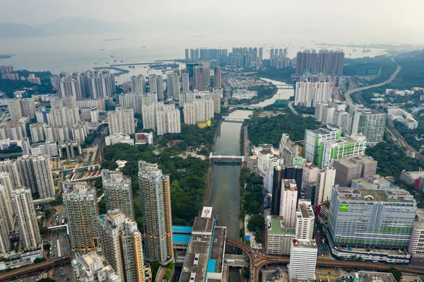 Tuen Mun Hong Kong September 2018 Panoramisch Hong Kong Woonwijk — Stockfoto