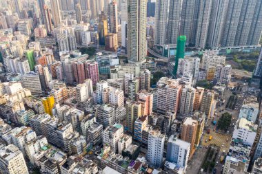 Mong Kok, Hong Kong 11 Eylül 2018:-Hong Kong şehir