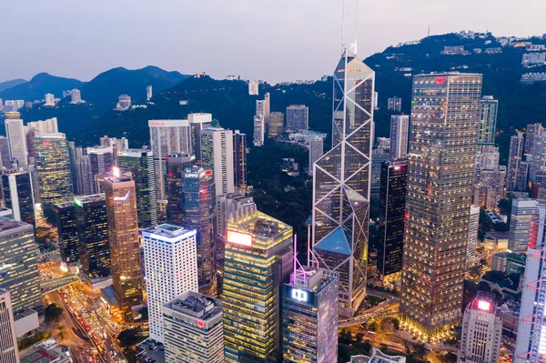 Central Hong Kong September 2018 Hong Kong Business District — Stock Photo, Image