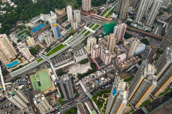 Tuen Mun Hong Kong Eylül 2018 Hong Kong Apartman — Stok fotoğraf