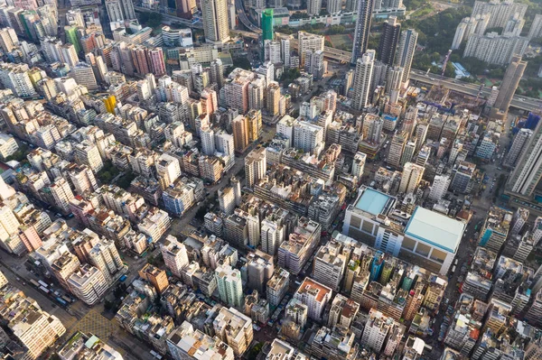 Mong Kok Hong Kong Septiembre 2018 Distrito Residencial Hong Kong —  Fotos de Stock
