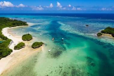 Ishigaki Bay üstten görünüm