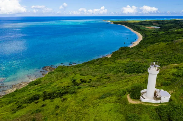 Мис Hirakubozaki Ішігакі Острова Японії — стокове фото