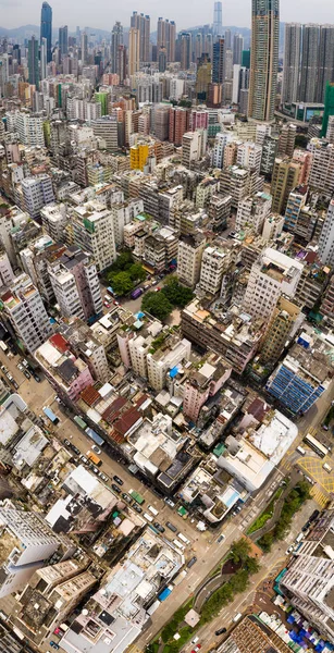 Aerial View Hong Kong City Daytime — Stock Photo, Image