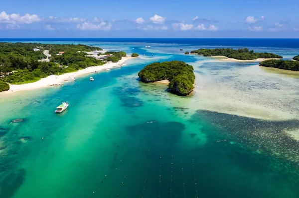 Blick Von Oben Auf Das Ishigaki Meer — Stockfoto