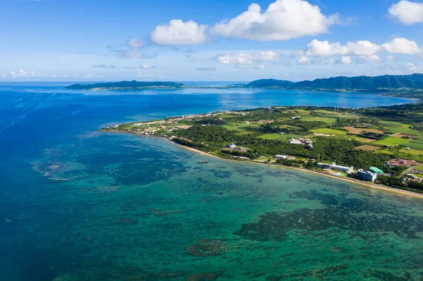 Вид Повітря Острів Ібігакі Вдень — стокове фото